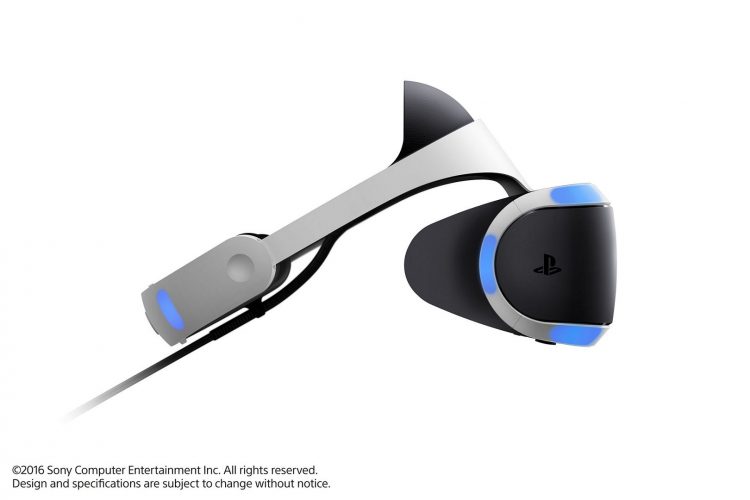 PS VR 2016 vue latérale side view